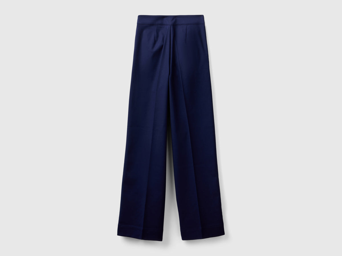 Pantaloni palazzo a vita alta