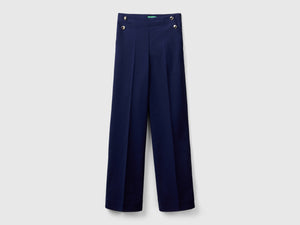 Pantaloni palazzo a vita alta