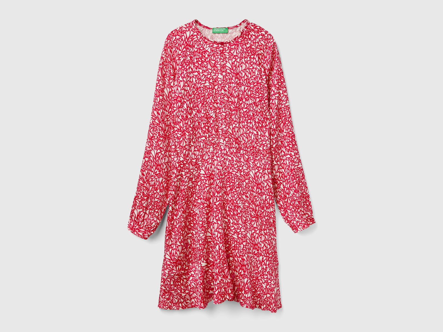 Vestito a cuori 100% viscosa da donna multi-color | Benetton Outlet