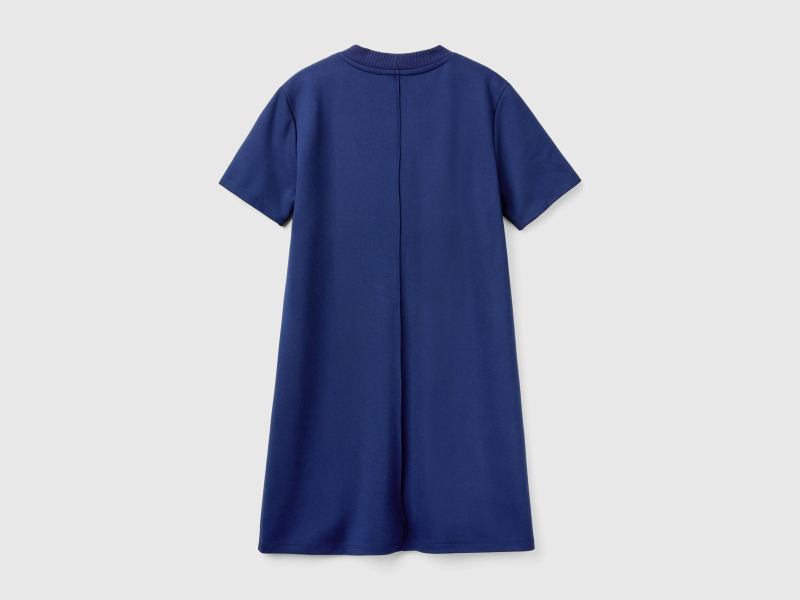 Vestito corto svasato da donna blu scuro 2 | Benetton Outlet