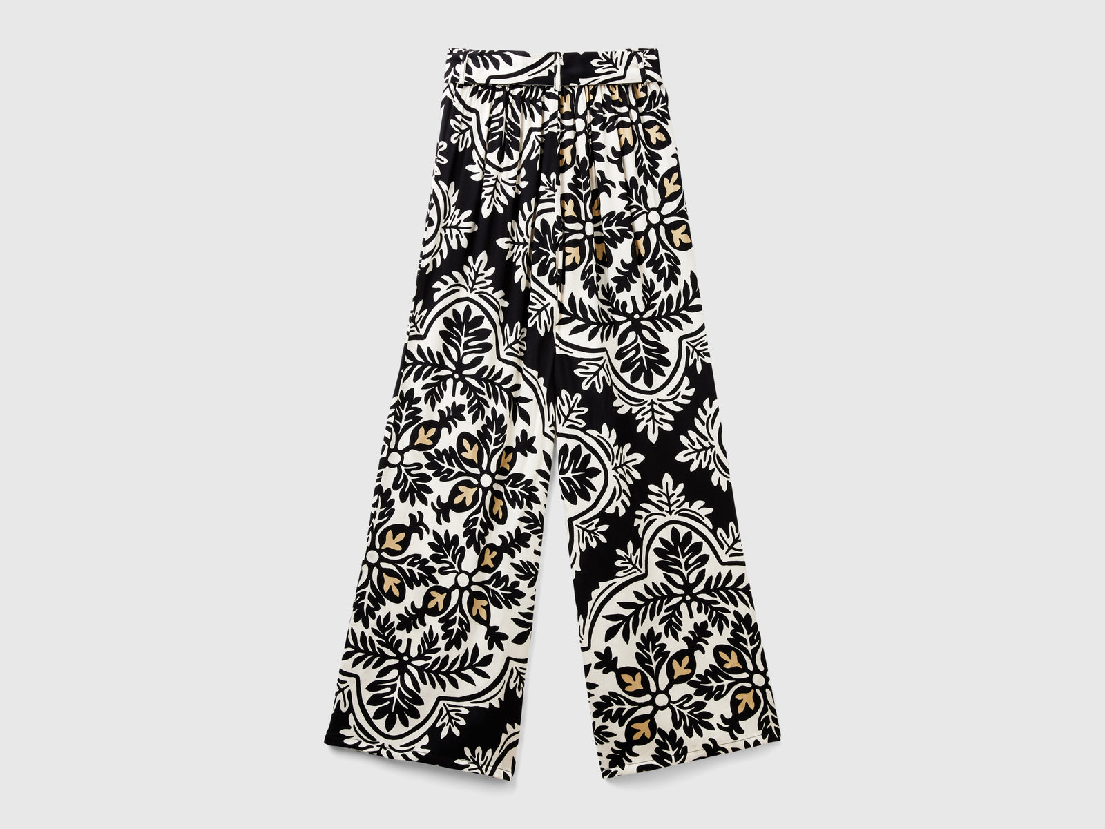 Pantaloni fluidi a fiori da donna multi-color 2 | Benetton Outlet