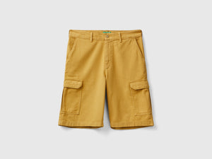 Shorts cargo in misto cotone