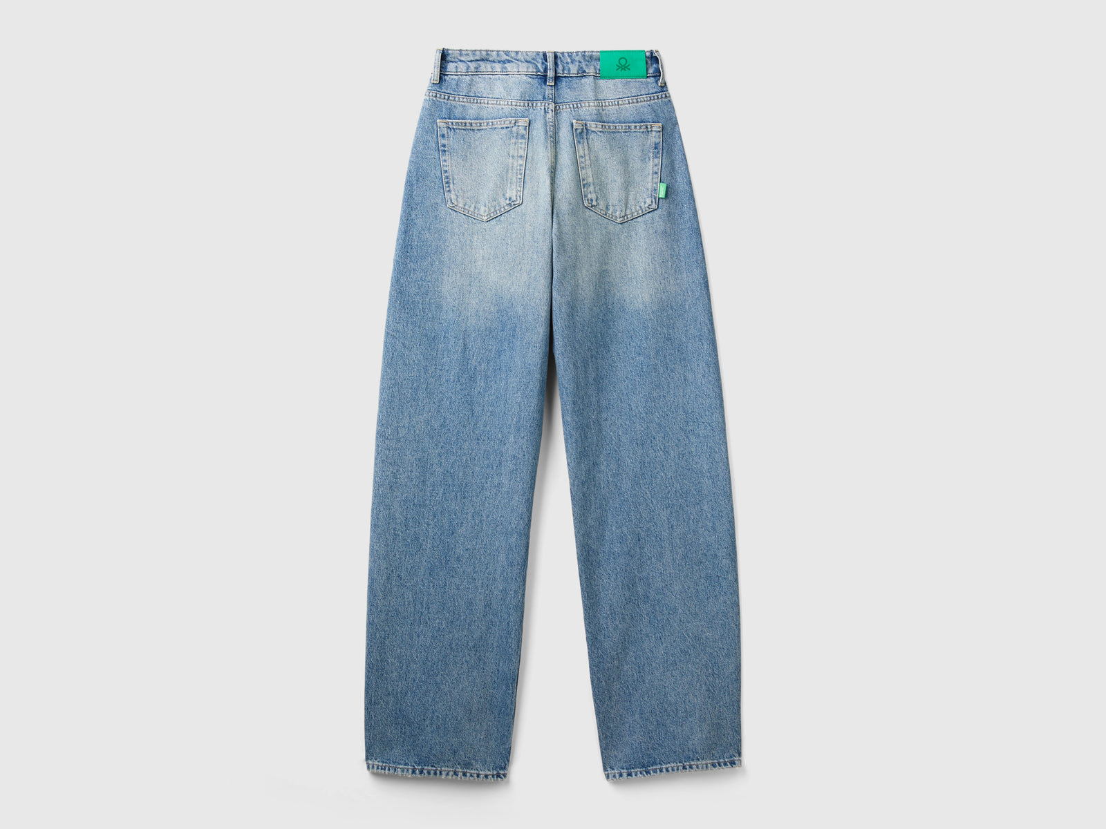 Vaqueros holgados da donna azzurro 2 | Benetton Outlet