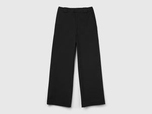 Pantaloni cropped con gamba dritta