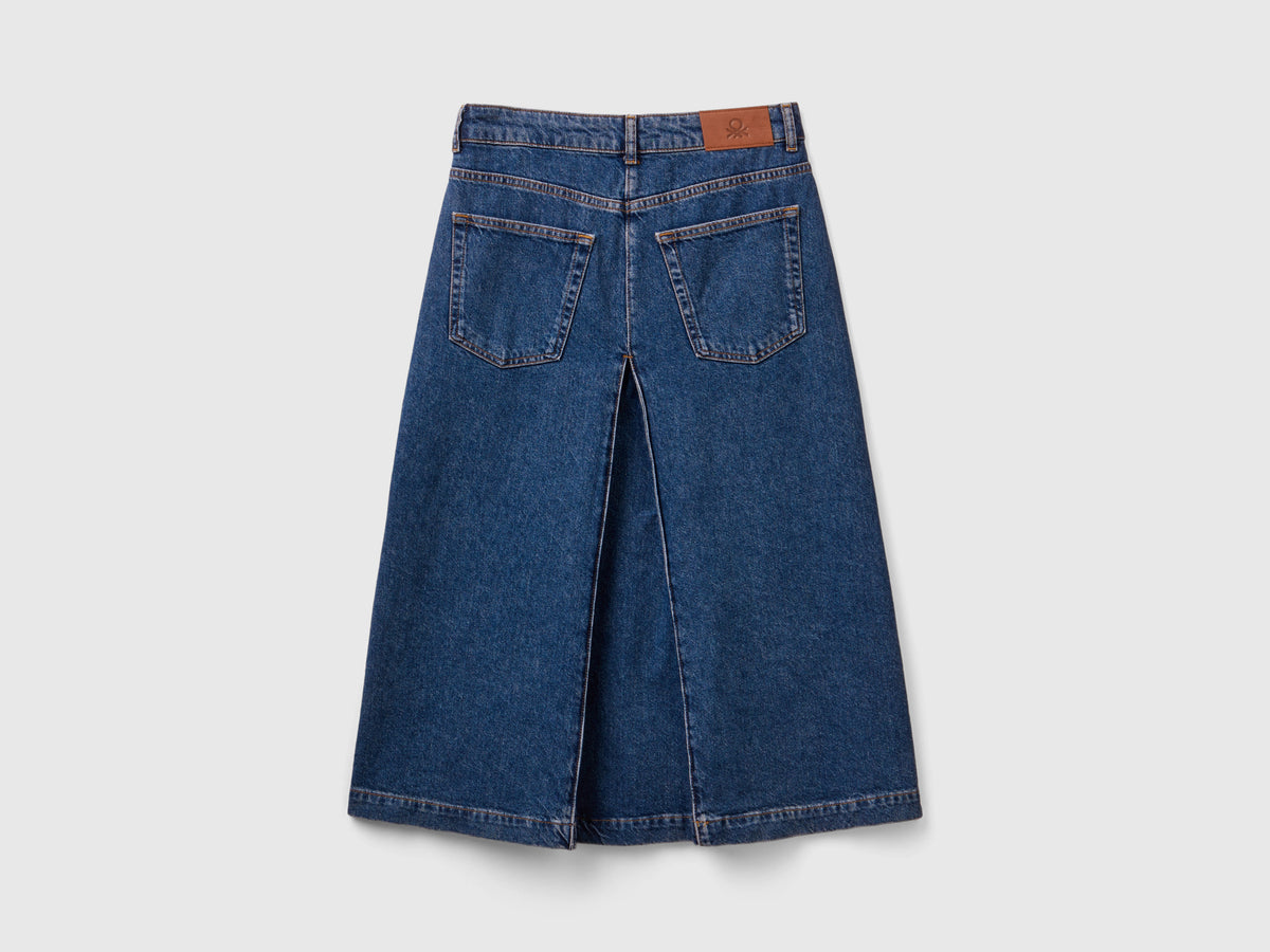 Gonna midi di jeans