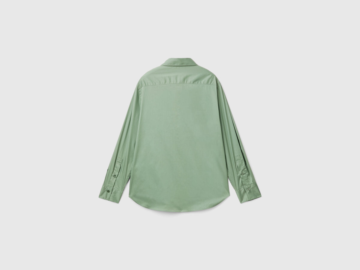 Camicia in misto cotone stretch