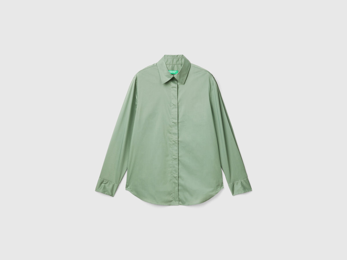 Camicia in misto cotone stretch
