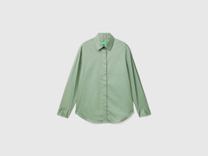 Camicia in misto cotone stretch