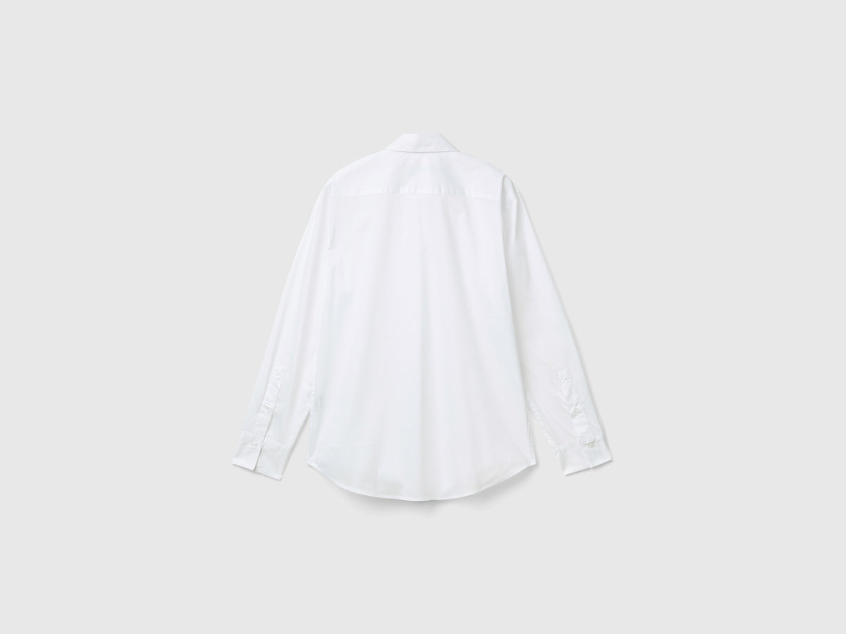 Camicia in misto cotone stretch