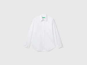 Camicia in misto cotone stretch