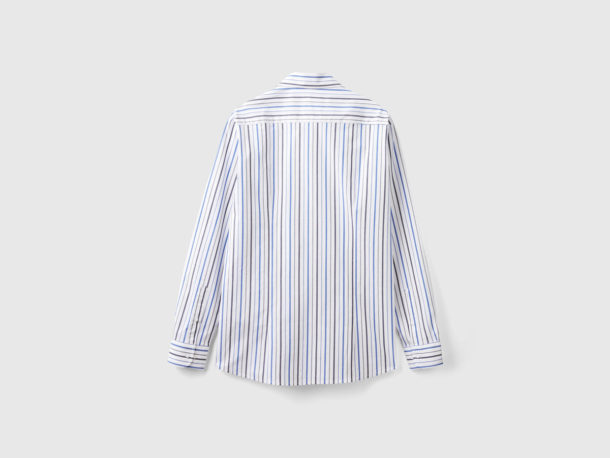 Camicia slim fit a righe