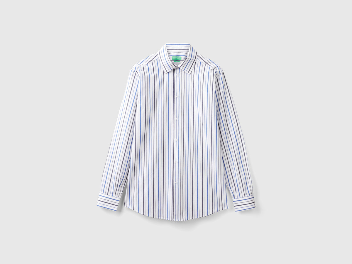 Camicia slim fit a righe