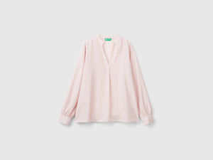 Camicia con scollo serafino