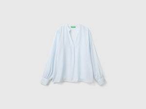 Camicia con scollo serafino