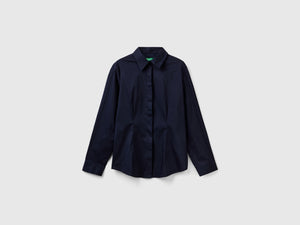 Camicia in misto cotone stretch