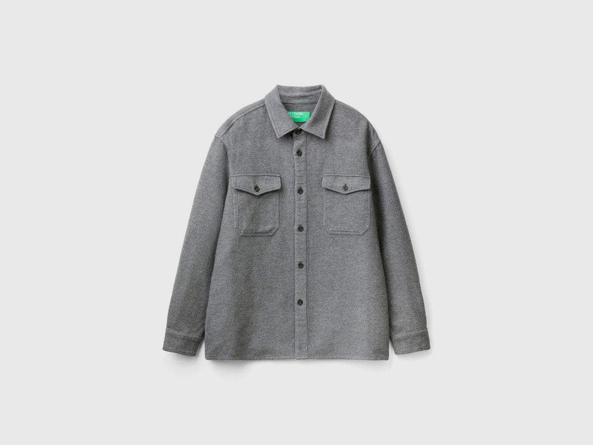 Overshirt in flanella