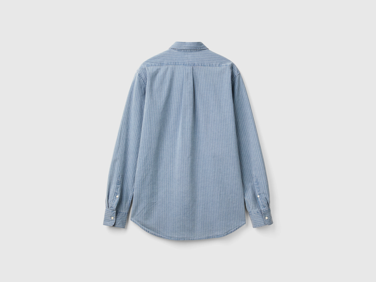 Camicia button down a righe da uomo blu 2 | Benetton Outlet