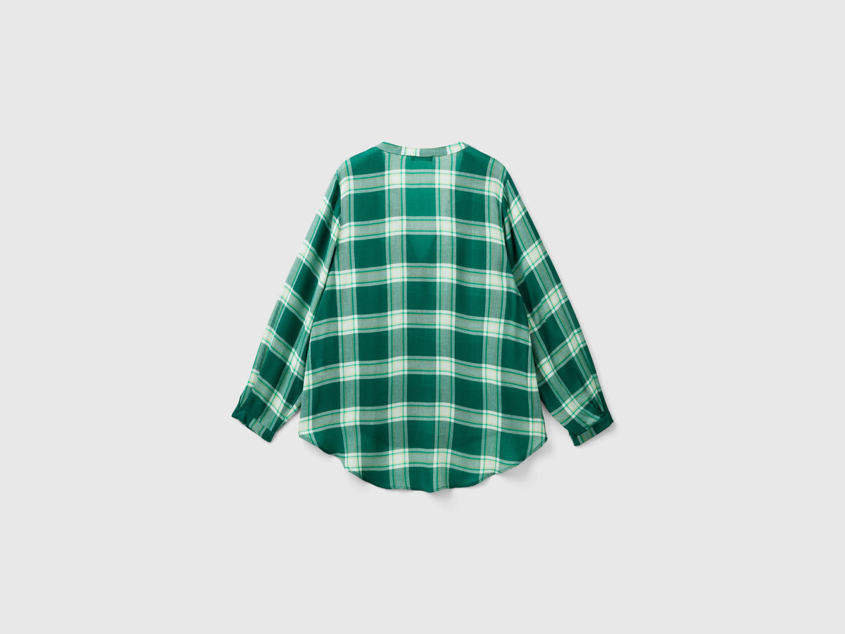 Camicia fluida a quadri
