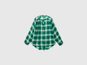 Camicia fluida a quadri