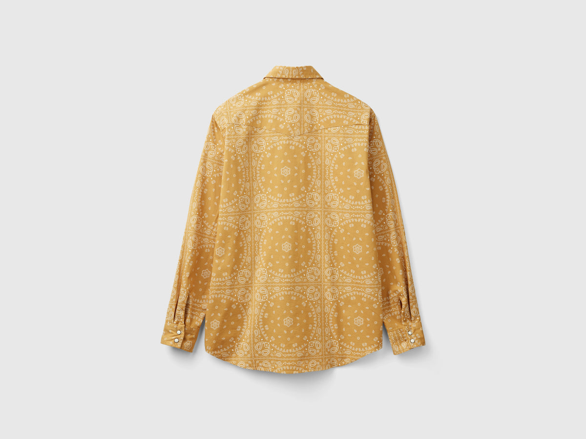 Camicia western con stampa bandana