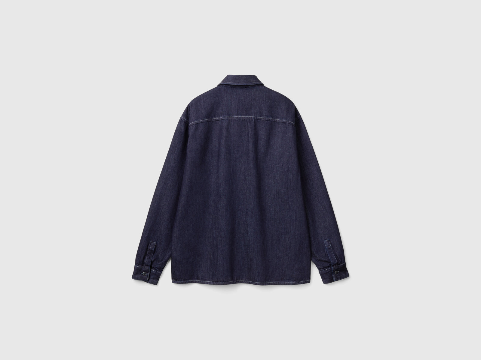 Overshirt di jeans da uomo blu 2 | Benetton Outlet