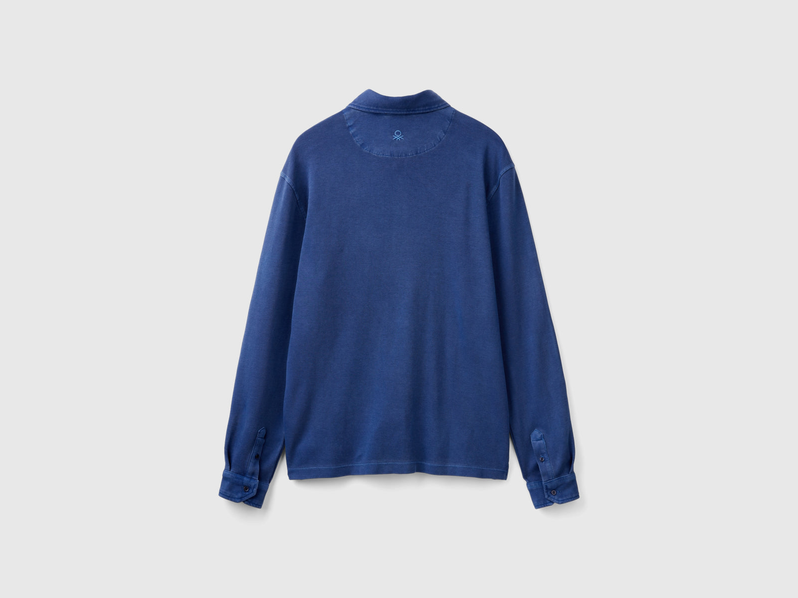 Camicia in puro cotone da uomo blu scuro 2 | Benetton Outlet