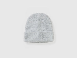 Cappello in misto lana con strass
