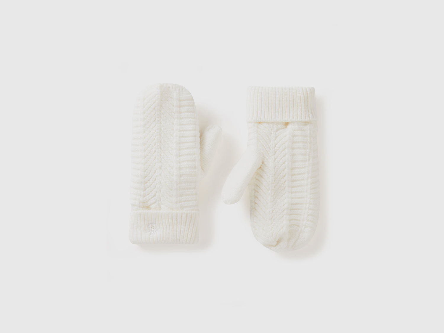 guantes forrados da donna bianco panna | Benetton Outlet