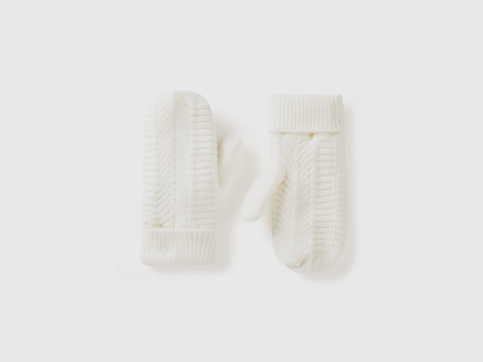 guantes forrados da donna bianco panna | Benetton Outlet