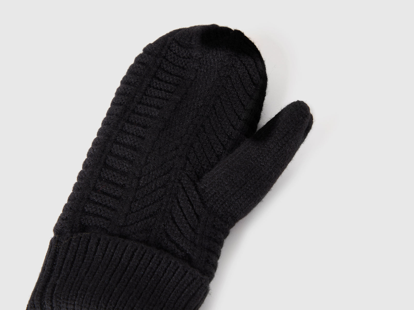 guantes forrados da donna nero 2 | Benetton Outlet
