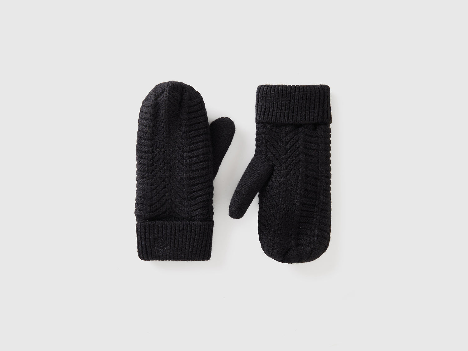 guantes forrados da donna nero | Benetton Outlet