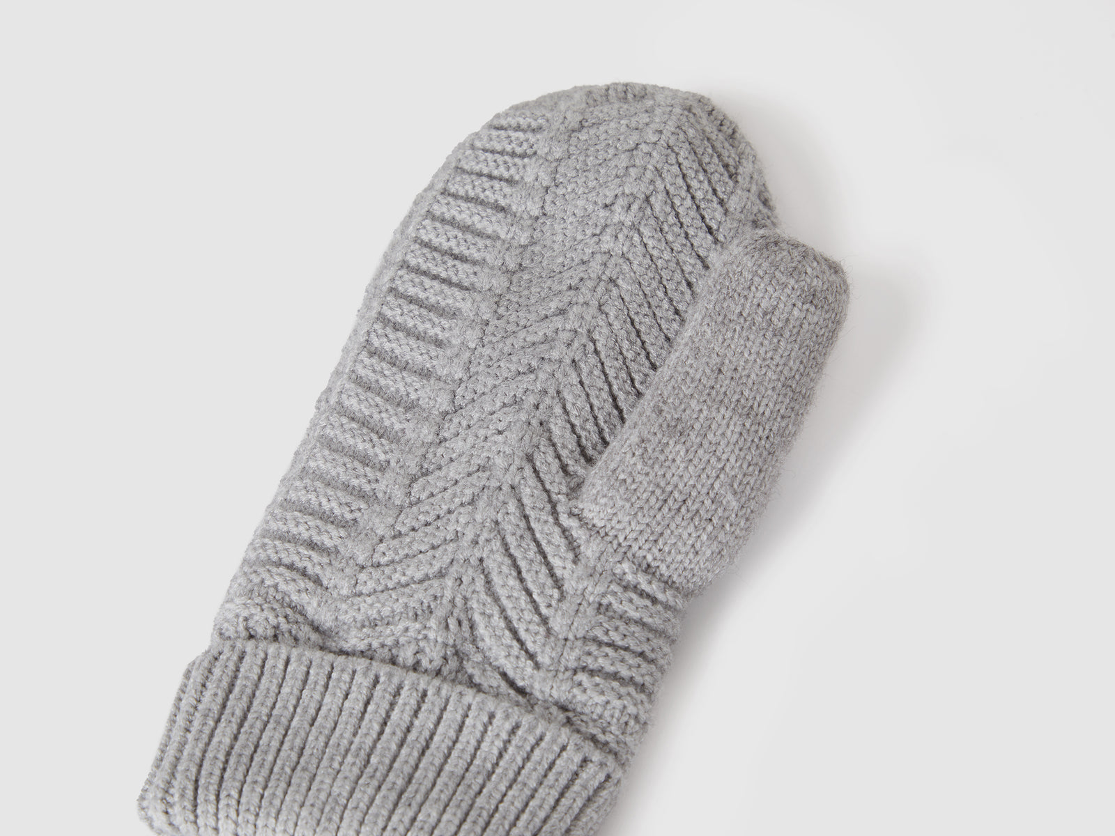 guantes forrados da donna grigio chiaro 2 | Benetton Outlet