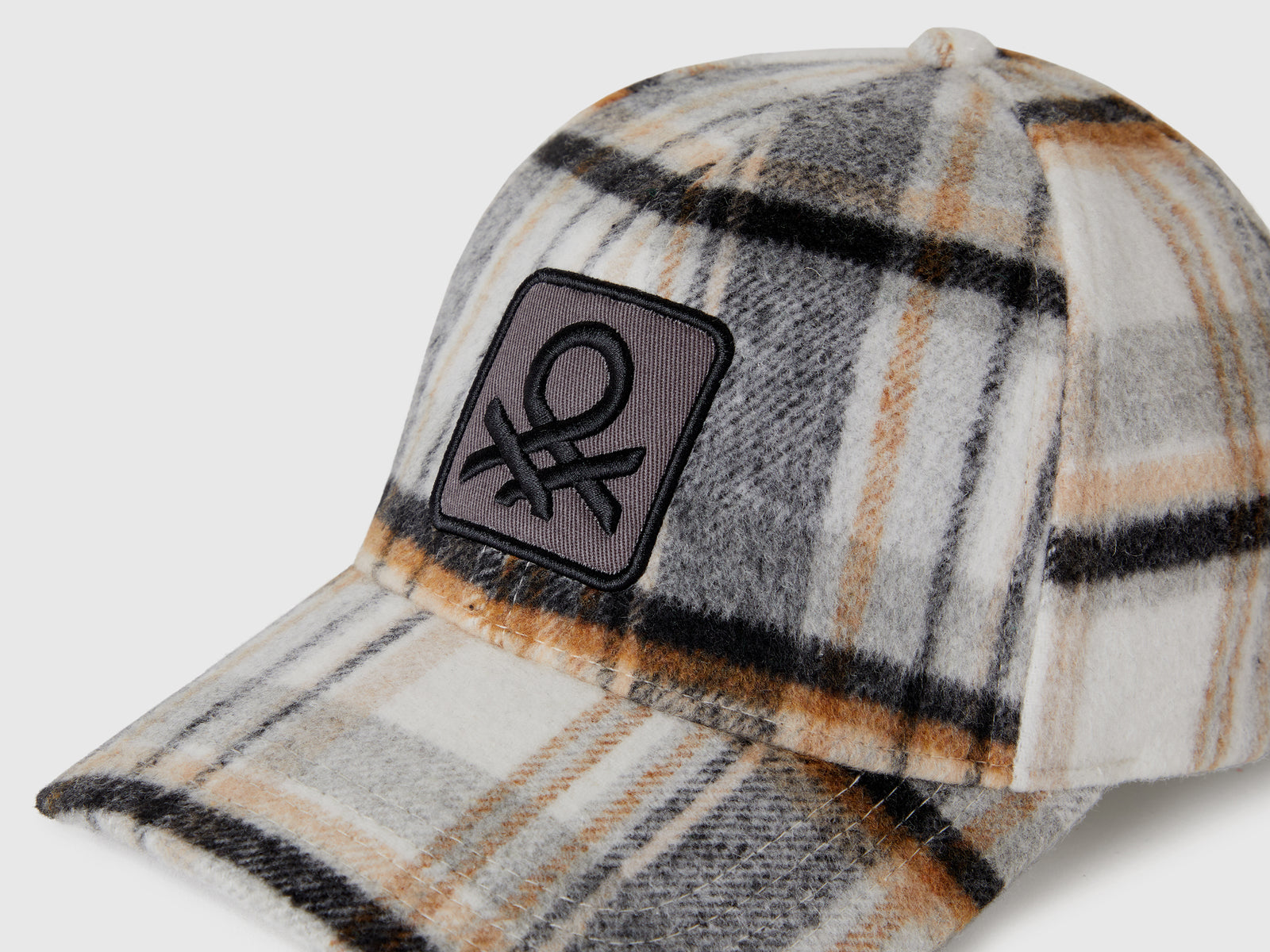 Cappellino baseball tartan da uomo multi-color 3 | Benetton Outlet