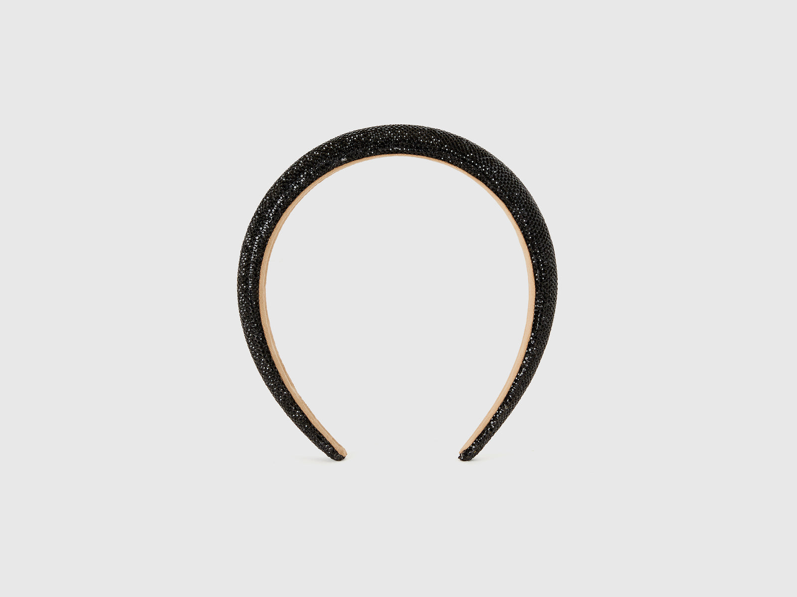 Headband with rhinestones da donna nero 2 | Benetton Outlet