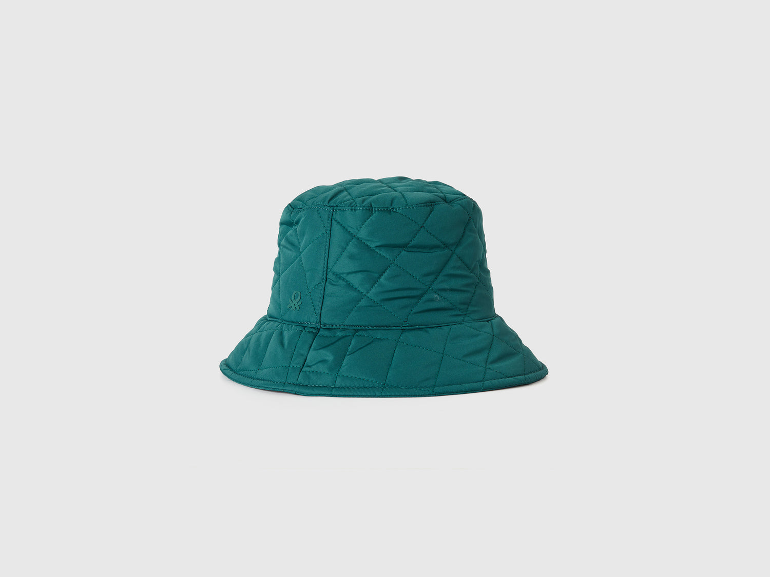Cappello trapuntato stile pescatore da donna verde scuro | Benetton Outlet