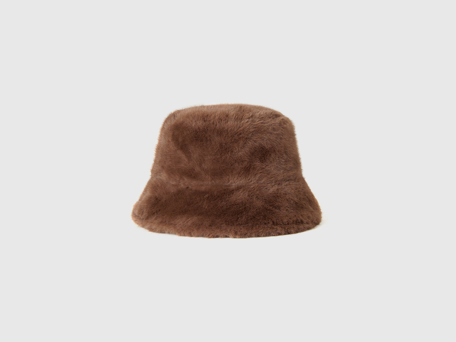 Cappello in pelliccia sintetica da donna marrone | Benetton Outlet