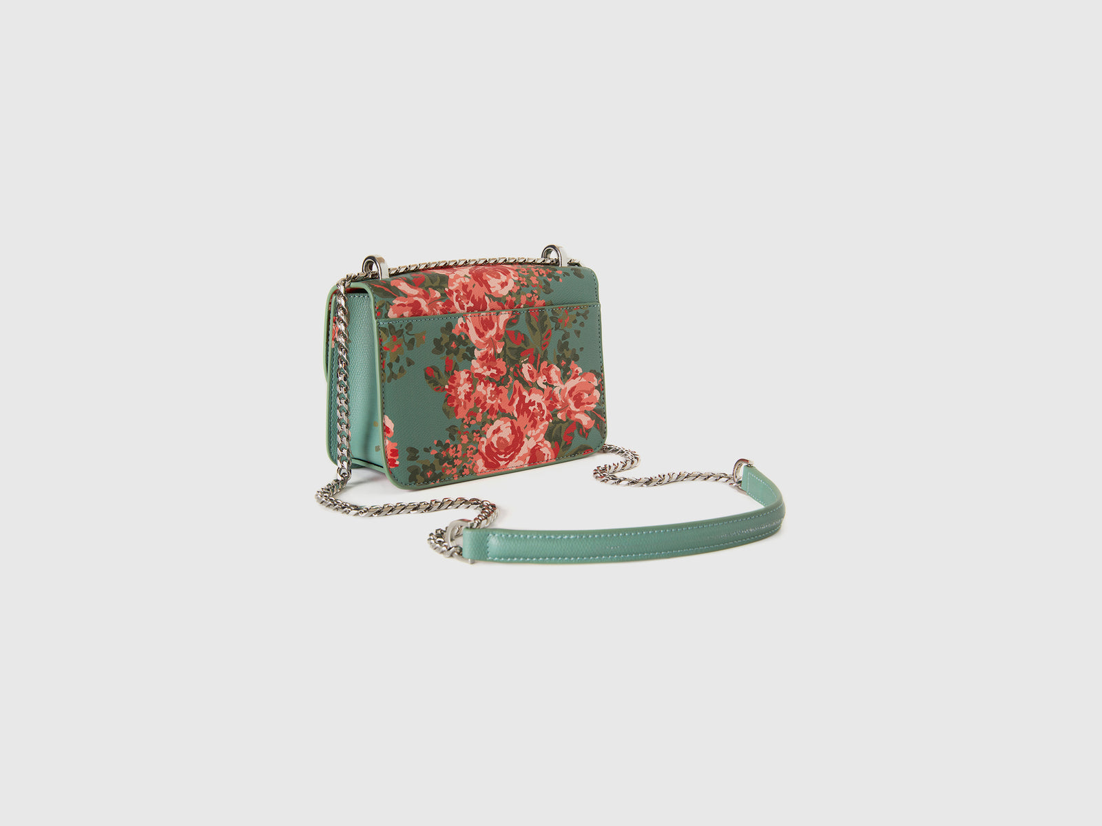 Bolso Be Bag pequeño con estampado floral da donna verde chiaro 2 | Benetton Outlet