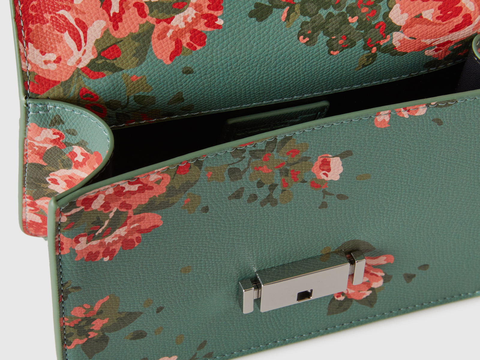 Bolso Be Bag pequeño con estampado floral da donna verde chiaro 3 | Benetton Outlet