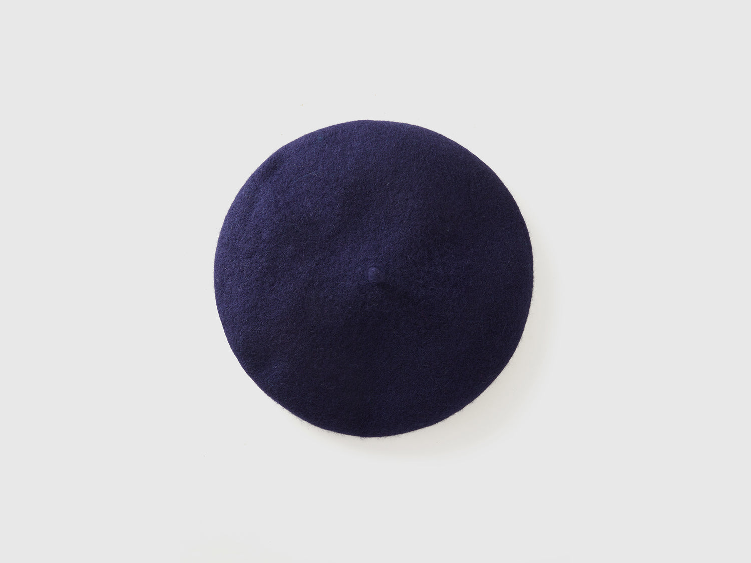 Basco classico in misto lana da donna blu scuro | Benetton Outlet