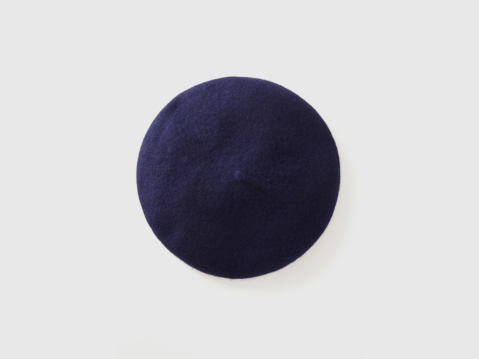 Basco classico in misto lana da donna blu scuro | Benetton Outlet