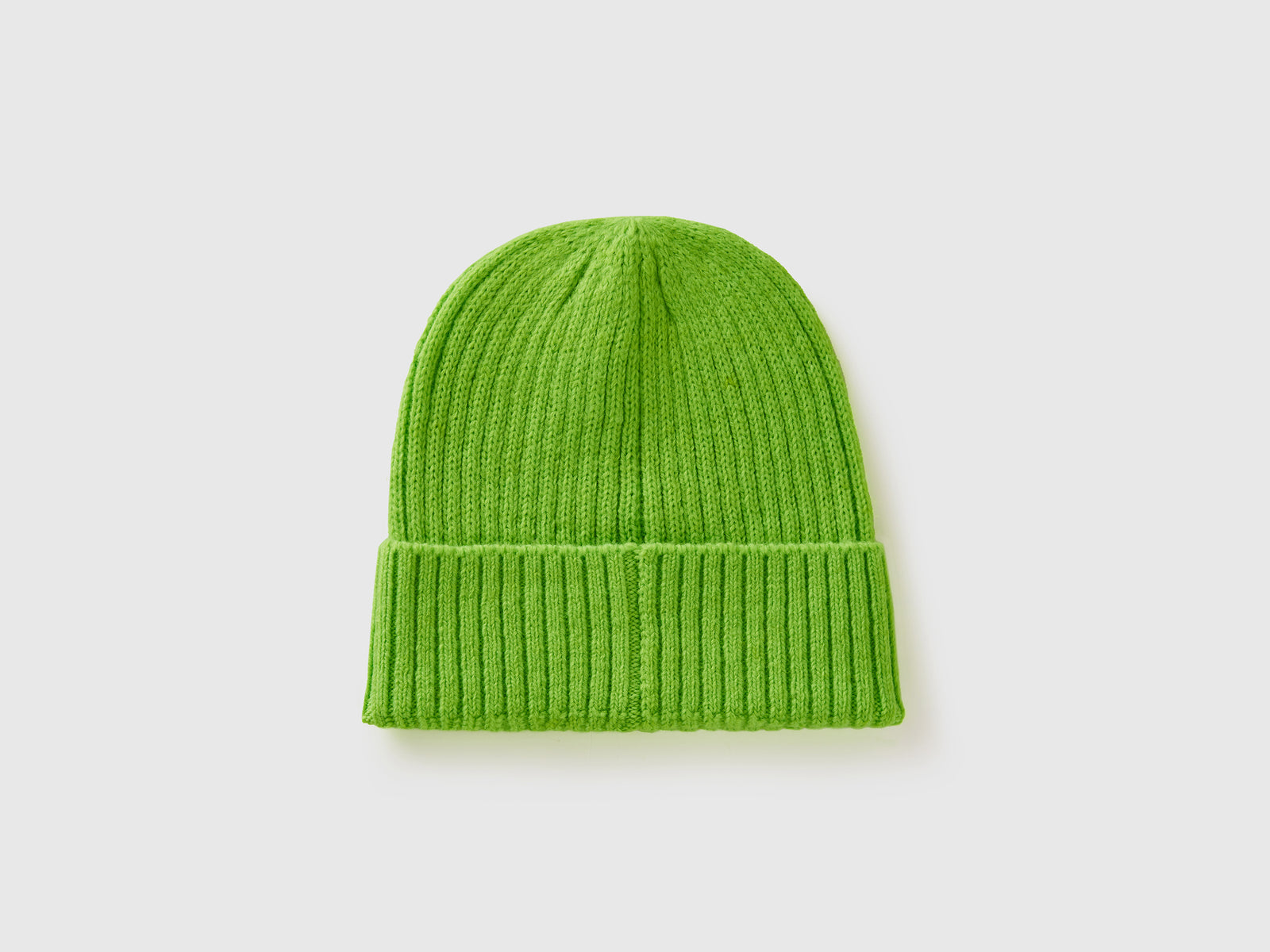 Gorra con bordado da donna verde fluo 2 | Benetton Outlet