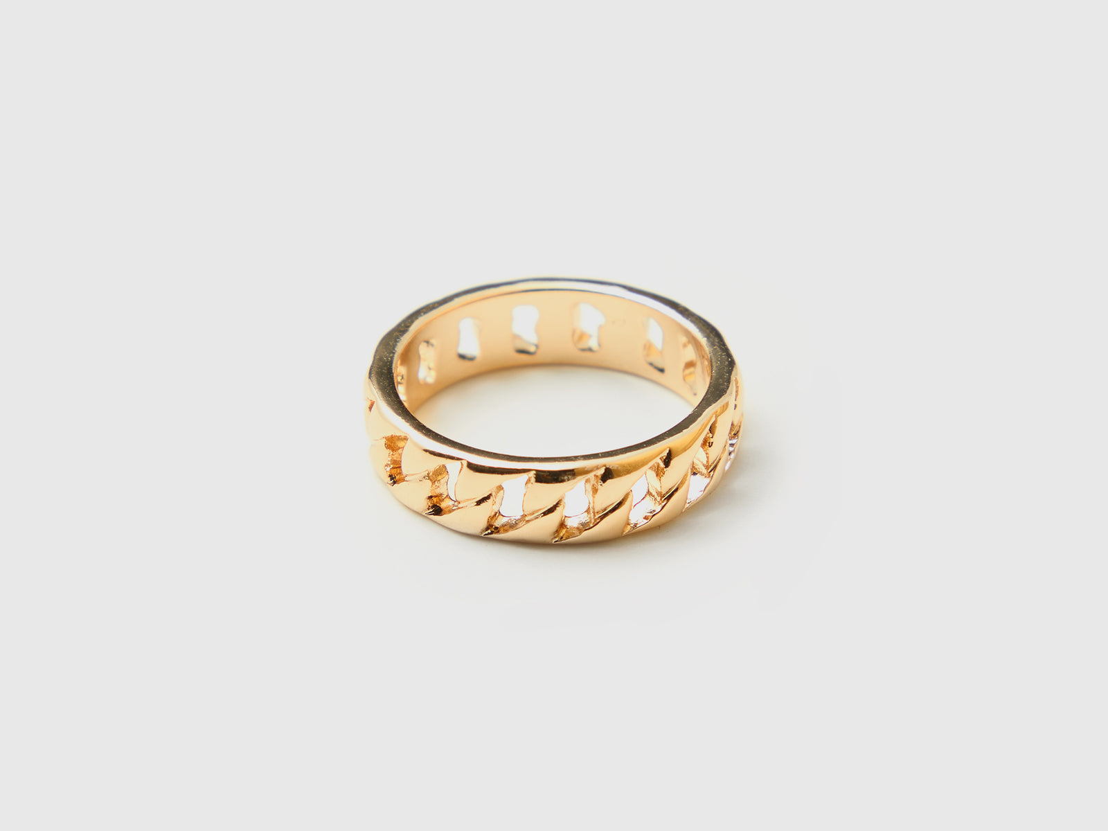 Anello catena da donna oro 2 | Benetton Outlet