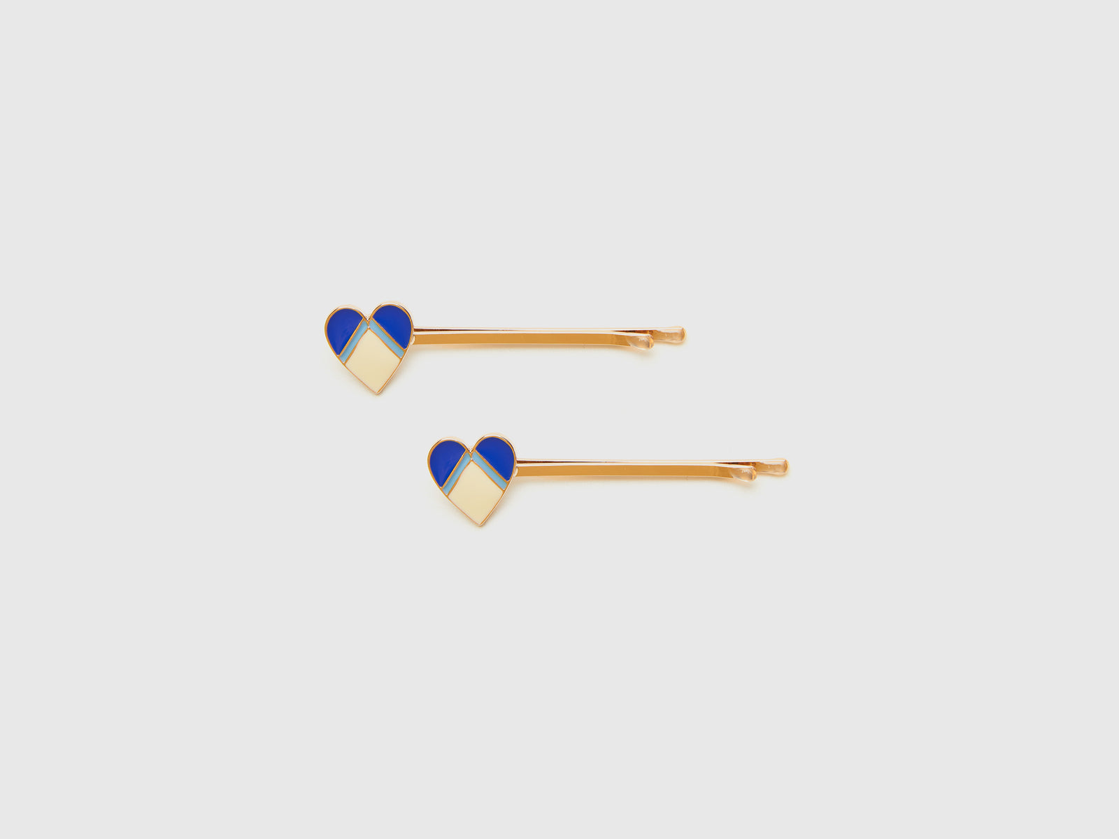 Forcine con cuore da donna azzurro 2 | Benetton Outlet