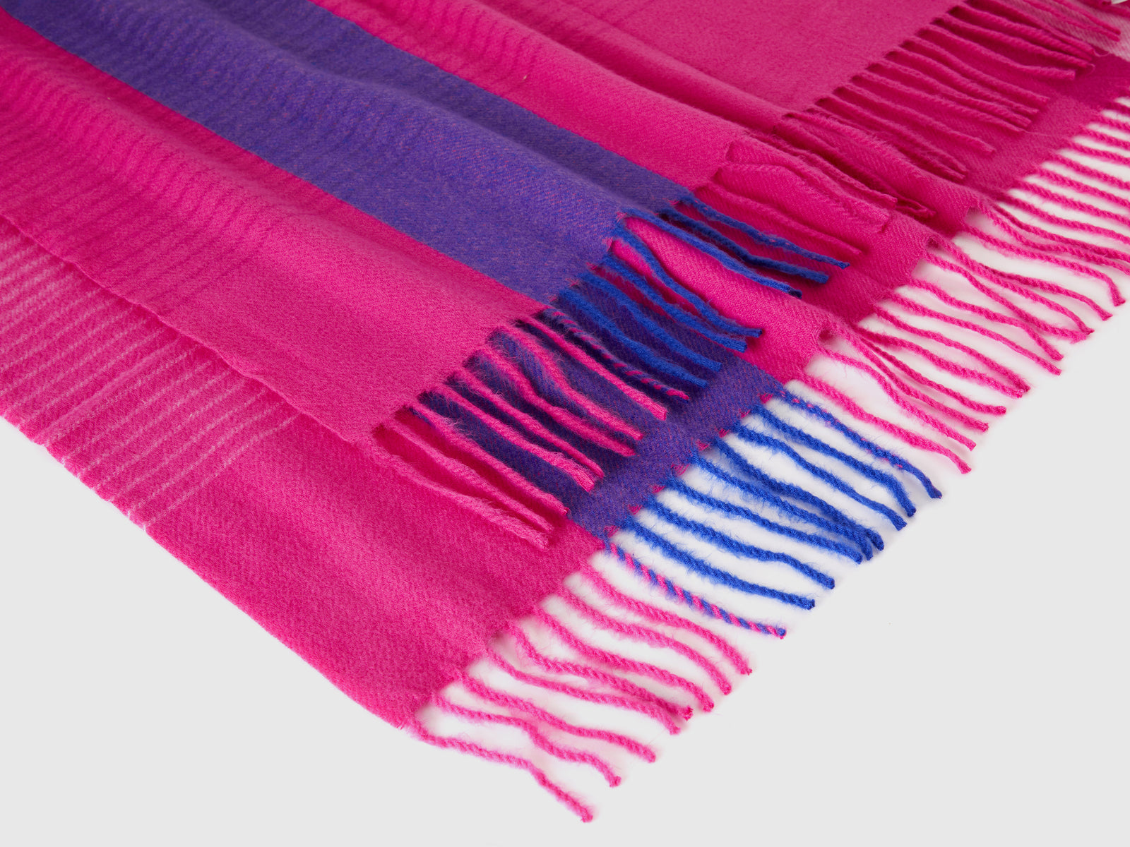 Sciarpa tartan in tessuto riciclato da donna multi-color 2 | Benetton Outlet