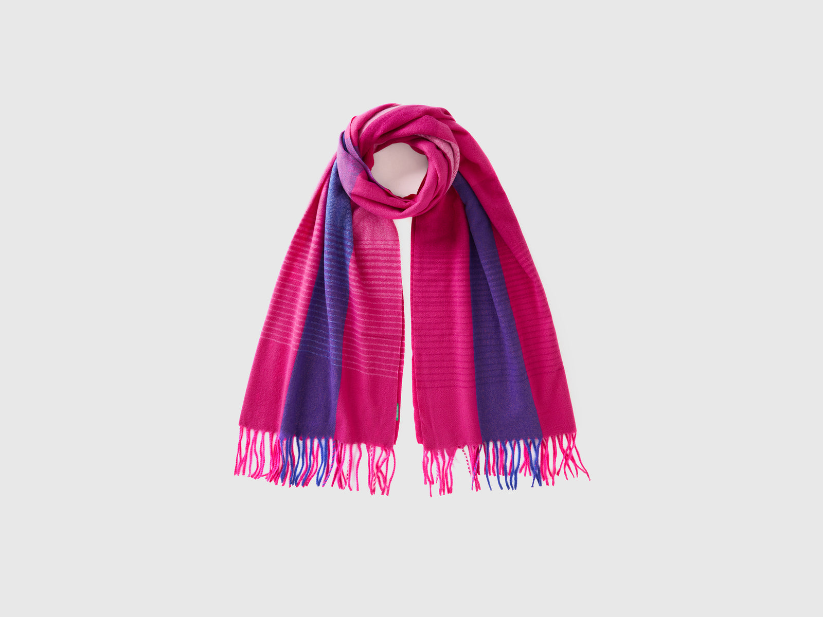 Sciarpa tartan in tessuto riciclato da donna multi-color | Benetton Outlet