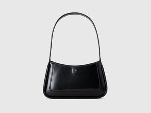 Borsa a spalla in tessuto spalmato