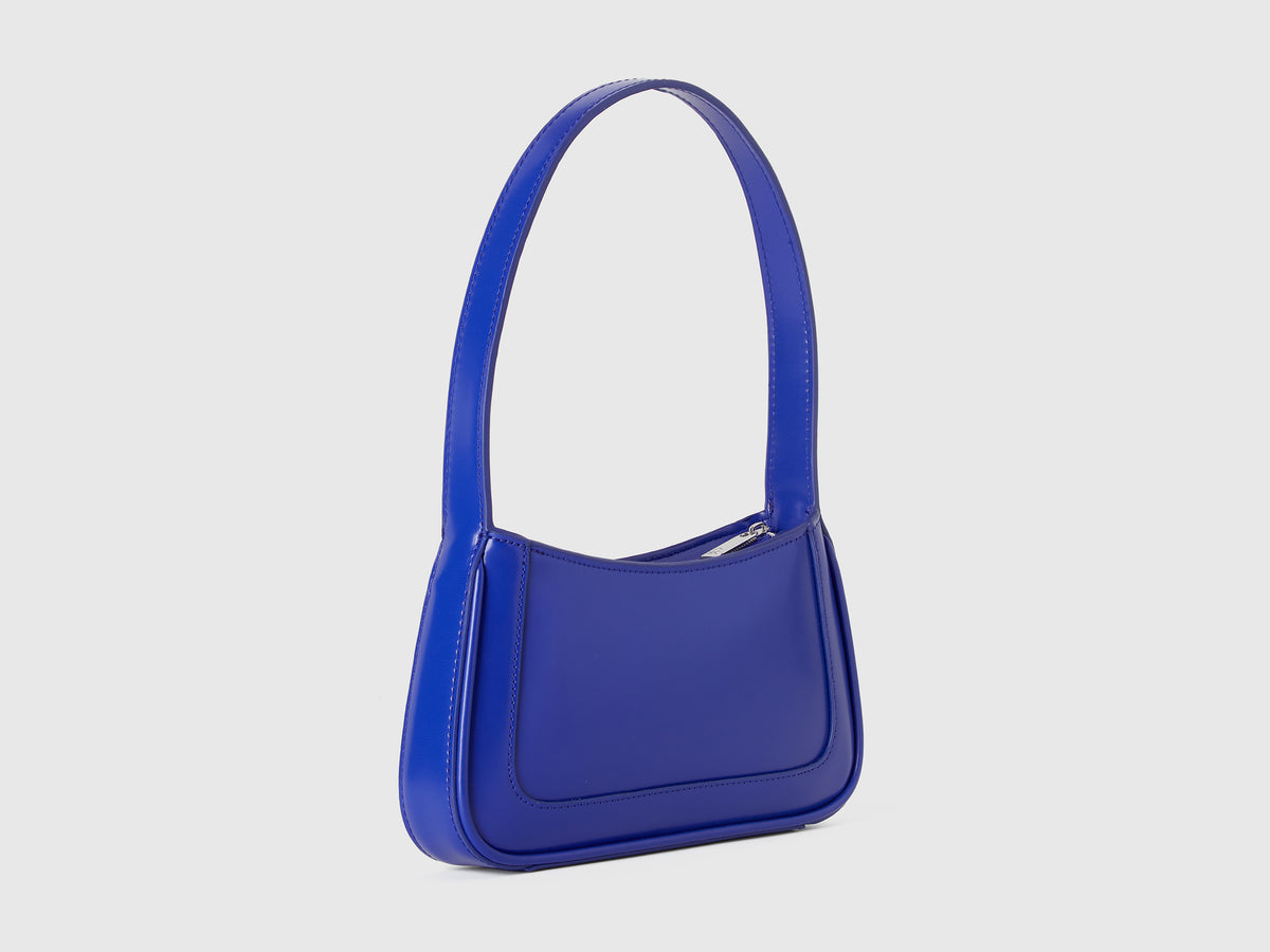 Bolso de hombro de tela revestida