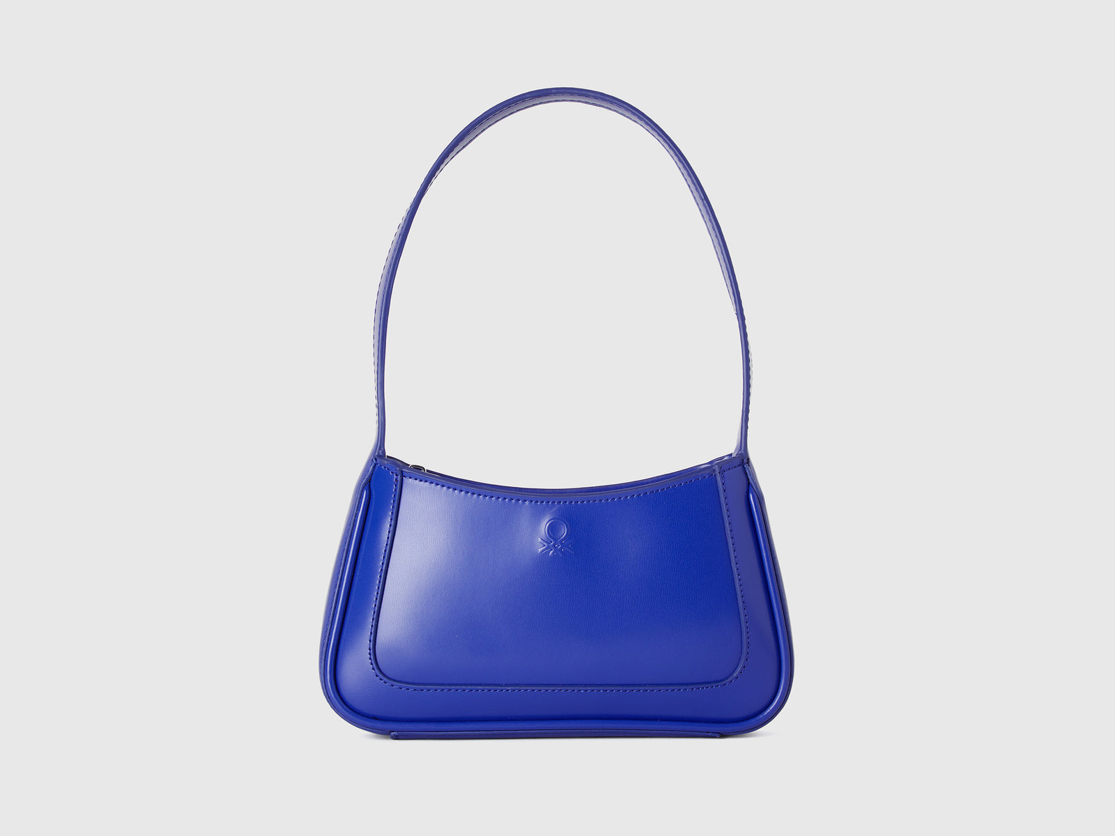 Bolso de hombro de tela revestida da donna bluette | Benetton Outlet