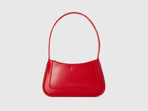 Bolso de hombro de tela revestida