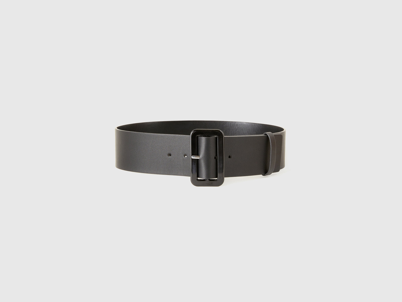 Cinturón de cintura alta en tejido revestido da donna nero 3 | Benetton Outlet